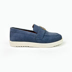 Blue Suede loafers