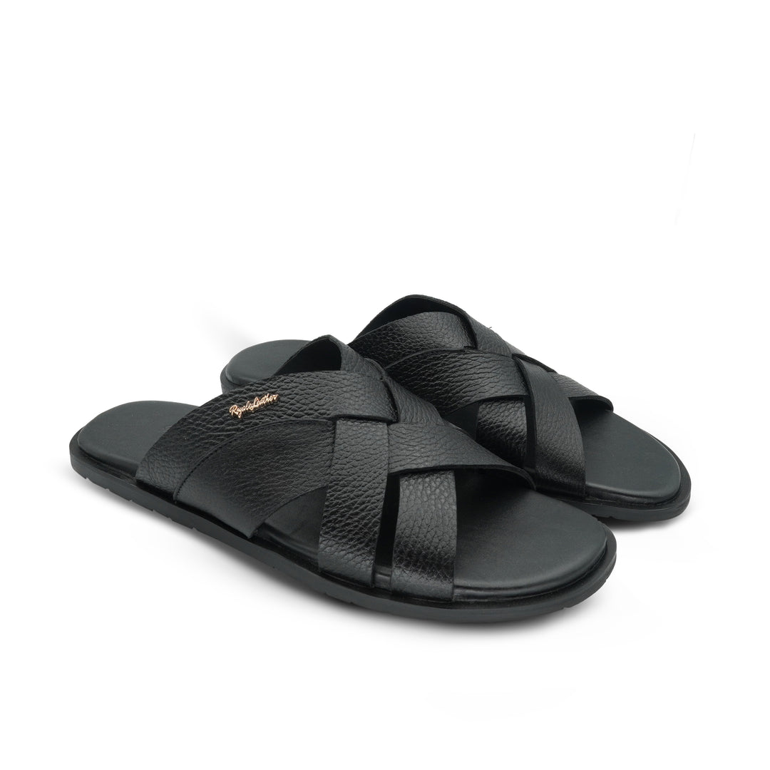 3146 BLK SLIPPERS