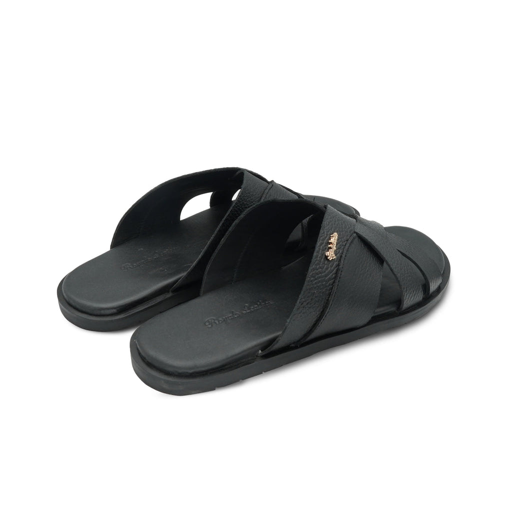3146 BLK SLIPPERS
