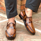 Babar-sheer leather peshawari sandal